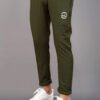 Speed tight fit running track pant-Dark green